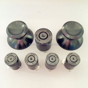 Gamepad Metal Thumbstick Thumbsticks Thumb Stick Grip Grips y <span class=keywords><strong>Bullet</strong></span> ABXY & Guide <span class=keywords><strong>Buttons</strong></span> Set Kit para <span class=keywords><strong>Xbox</strong></span> <span class=keywords><strong>360</strong></span> <span class=keywords><strong>Controller</strong></span> - Product Image 5
