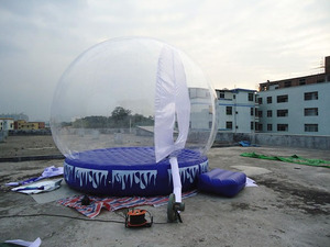 고품질 대형 인플레이터블 스노우 글로브 포토 부스, 판매용 인플레이터블 스노우 볼 - Product Image 6