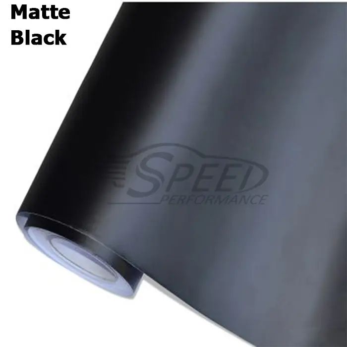 Bubble Gratis 5ft X 98ft Pvc Zelfklevende Zwarte Auto Body Sticker 3M Vinyl Wrap Matte