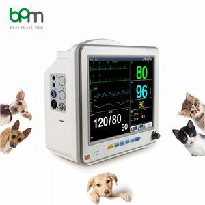 BPM-M1213V Bệnh Viện Doppler Huyết Áp Thiết Bị Giám Sát Giá Xách Tay Thú Y Vet Monitor