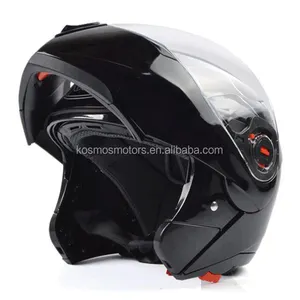 Nuovo casco integrale flip up in ABS per moto moto scooter dirt bike