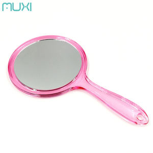 Custom Logo 3X/1X Magnification Clear Double Sided Acrylic <strong>Handheld</strong> <strong>Mirror</strong> - Product Image 6