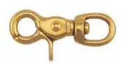 Solid Brass Swivel Eye Snap Hooks Trigger Snap Hook Spring Snap Hook