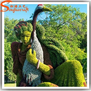 Livraison gratuite, style populaire et professionnel, magnifique herbe artificielle, paysage d'animaux, plantes pour succès