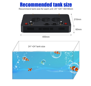 Proveedor de 2018 W de luces <span class=keywords><strong>LED</strong></span> de espectro completo para acuario, Arrecife de coral, pecera, acuario, gran oferta, 165