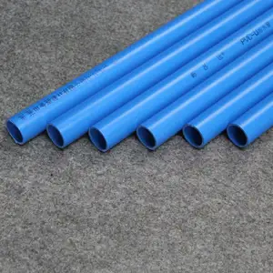 Tuberías y accesorios de PVC de Color azul de buena calidad