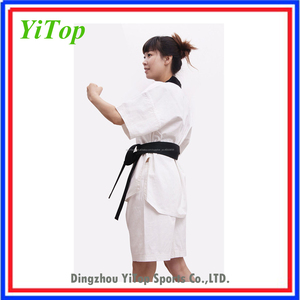 Alta calidad de los artes marciales suministros de manga corta para wtf trajes de taekwondo - Product Image 1