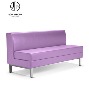 Dự Án Nội Thất Tiệc Khách Sạn Thiết Kế Mới Tùy Chỉnh Khung Gỗ Rắn Xốp Mật Độ Cao Thoải Mái Ghế Dài Ghế Sofa Vải Trắng - Product Image 5