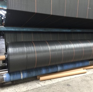 Nhà Máy Cung Cấp PP Dệt Cỏ Dại Kiểm Soát Mat/Mặt Đất Bìa Lưới Vải/Nông Nghiệp Đen Nhựa Mặt Đất Bìa - Product Image 1