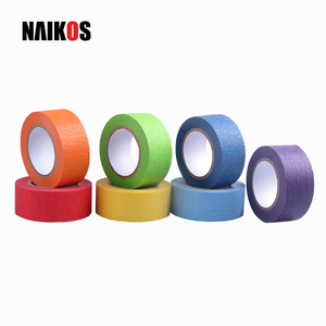 Trung Quốc Cuộn Nhỏ Đầy Màu Sắc Crepe Giấy <span class=keywords><strong>Masking</strong></span> <span class=keywords><strong>Tape</strong></span> - Product Image 6