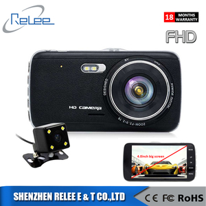 HOT! 4.0 pouces Affichage NTK96658 Full <span class=keywords><strong>HD</strong></span> <span class=keywords><strong>1080</strong></span> <span class=keywords><strong>p</strong></span> WDR Double caméra arrière vue caméra de voiture - Product Image 4