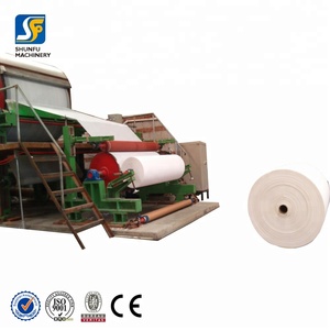 Máquina de papel tisú de 6-7 toneladas por día, máquina de papel higiénico, planta para hacer pañuelos de papel higiénico - Product Image 4