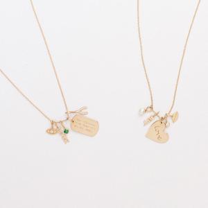 Inspire Dei Monili 14 k placcato oro medio pendente di fascino del <span class=keywords><strong>cuore</strong></span> inciso il nome <span class=keywords><strong>con</strong></span> la parola del pendente del commercio all'ingrosso su ordinazione di vendita calda 2019 - Product Image 5