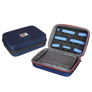 BRN Hard Shell EVA Zippered Carry Portable Electronics USB <strong>Cable</strong> Elastic Organizer Case <strong>Bag</strong> - Product Image 1
