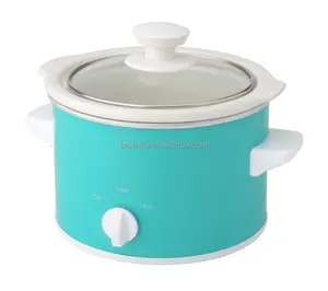 New 1.5QT 120W Colorful mini Electric Slow Cooker crock pot 3.5L 6L Factory price