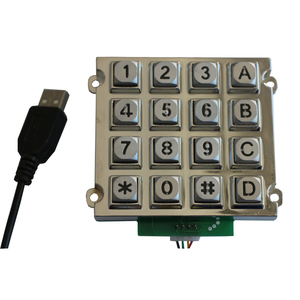 4X4 <span class=keywords><strong>16</strong></span> ปุ่ม<span class=keywords><strong>Matrix</strong></span>ฟังก์ชั่นUsb BacklitสำหรับKiosk Application - Product Image 1