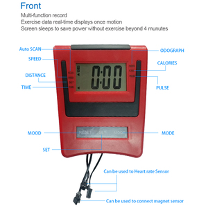 Medidor de fitness ZT de 3 teclas, Monitor de bicicleta de ejercicio, velocímetro de bicicleta giratoria, consola elíptica, pantalla LCD de ordenador, tiempo de velocidad, calorías ODO - Product Image 2