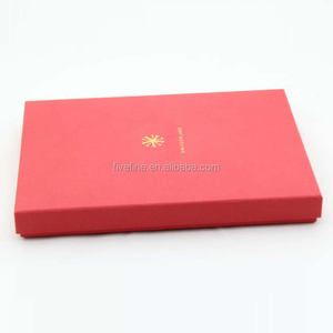 Logo personnalisé de luxe carton de présentation boîte de t-shirt nouvel an lunaire noir <span class=keywords><strong>rouge</strong></span> emballage de boîte-cadeau - Product Image 3