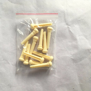 Perni per Ponte di Chitarra in Plastica ABS Economici, Tirapunghi per Corde Acustiche, Accessori per Strumenti a Corda Bianco Avorio Nero - Product Image 2