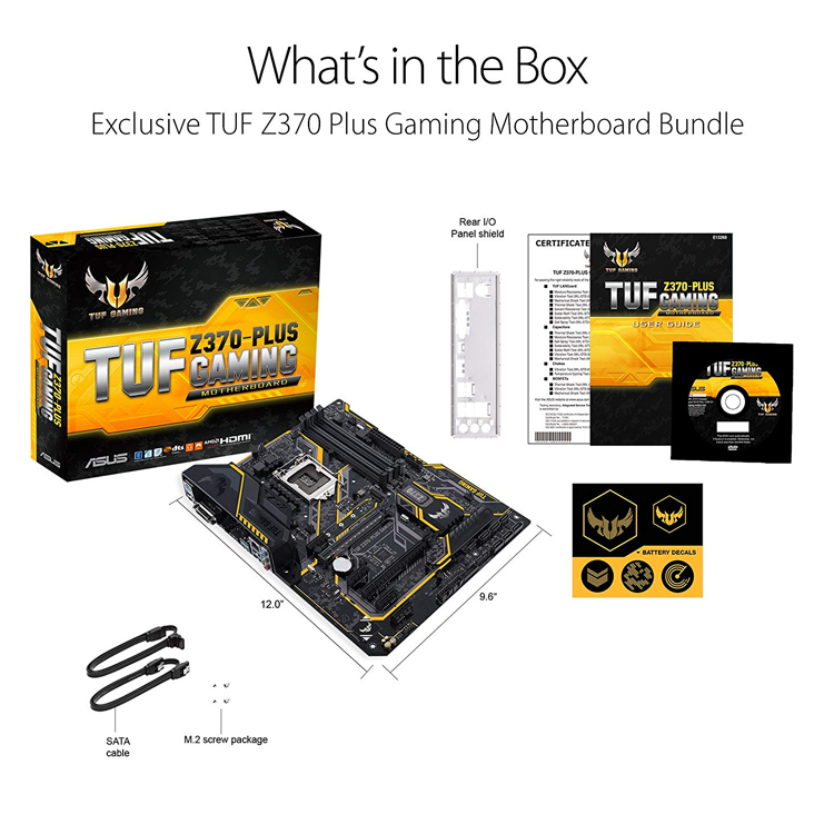 ASUS TUF Z370-PLUS GAMING とi7-8700K 動作品ASUS TUF Z370-PLUS