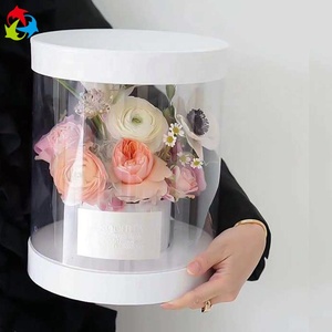 Custom <strong>Clear</strong> PVC Plastic Flower <strong>Box</strong> <strong>With</strong> <strong>Lid</strong> - Product Image 2