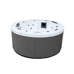 Baignoire pour l'extérieur, patcompensées en acrylique, SPA, massage de l'air, pour 6 personnes, livraison gratuite - Product Image 1