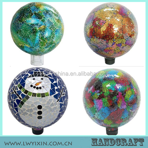 ลูกบอลกระจกโมเสกสีรุ้งสำหรับตกแต่ง<span class=keywords><strong>สวน</strong></span>กลางแจ้ง - Product Image 2