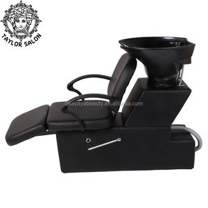 Hair Salon Shampoo <strong>Chair</strong> Black Shampoo Bed Portable Wash <strong>Chair</strong> with Sink