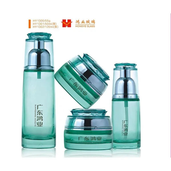 Fill Luxury Elegant Vacuum Cosmetic Jars and Bottles Glass PUMP Sprayer,pump Sprayer Cosmetic Packaging Plastic Skin Care Cream