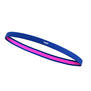 Bandeau de sport en silicone personnalisé avec logo, antidérapant, pour hommes et femmes, pour le yoga, l'exercice, la course à pied, avec anneau - Product Image 3