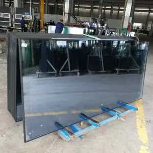 8+12A+8mm Low-e tempered insulating glass curtain wall glass with competitive prices