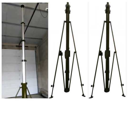 6 м, телескопическая ручная алюминиевая мачтовая опора, телескопическая опора для штатива