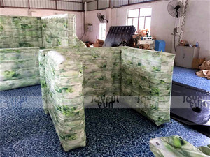 Comercio <span class=keywords><strong>al</strong></span> por mayor inflable <span class=keywords><strong>paintball</strong></span> diseño u obstáculo pared ocultar juego - Product Image 2