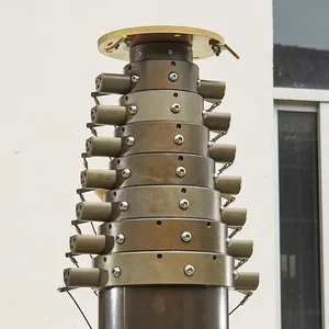 Antenna telescopica pole pneumatica cellulare tripod anodizzazione dura pesante macchina fotografica