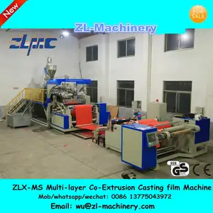 ZLX-MS máquina de película de fundición de coextrusión y Multicapa