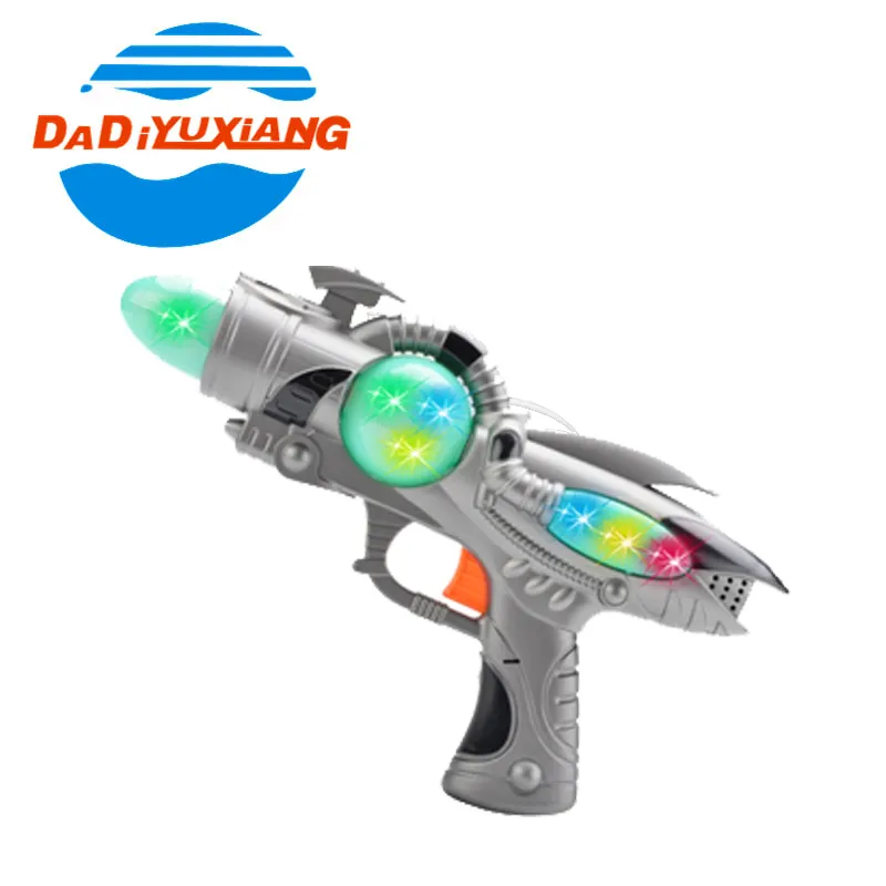 Dadi infinito blaster kids play arma de brinquedo de plástico com luz