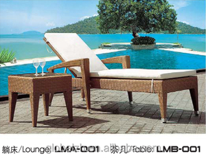 Chaise longue de <span class=keywords><strong>jardin</strong></span> en rotin pour piscine extérieure - Product Image 5
