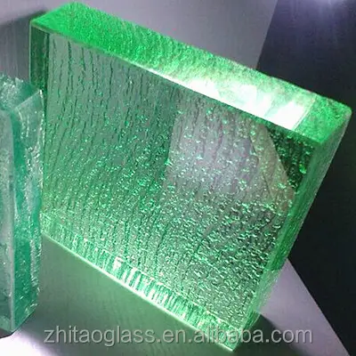 High gloss contemporary textured glass table top