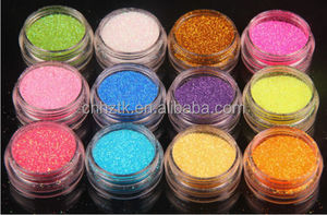 Poudre à ongles scintillante, paillettes, flash, bonne qualité, pour nail art, nouveauté, 1 boîte - Product Image 6