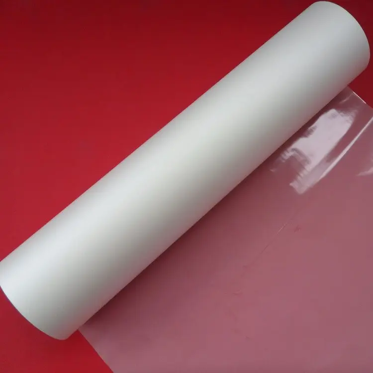 Doppio 100 Trasparente PVC Adesivo 3d Lucido di Scintillio di Laminazione A Freddo Rotolo di Pellicola Per La Carta