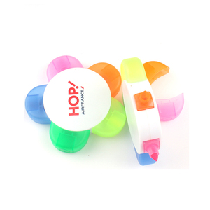 JH Khuyến Mại Nhựa <span class=keywords><strong>Highlighter</strong></span> Bút Đánh Dấu 5 Màu Sắc Hoa Hình Dạng <span class=keywords><strong>Highlighter</strong></span> Bút - Product Image 1