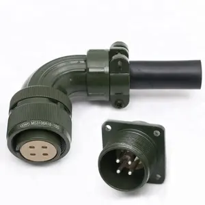 MS series connectors 4 6 10 pin right angle connector MS3108A18-10S right angle cable plug connectors