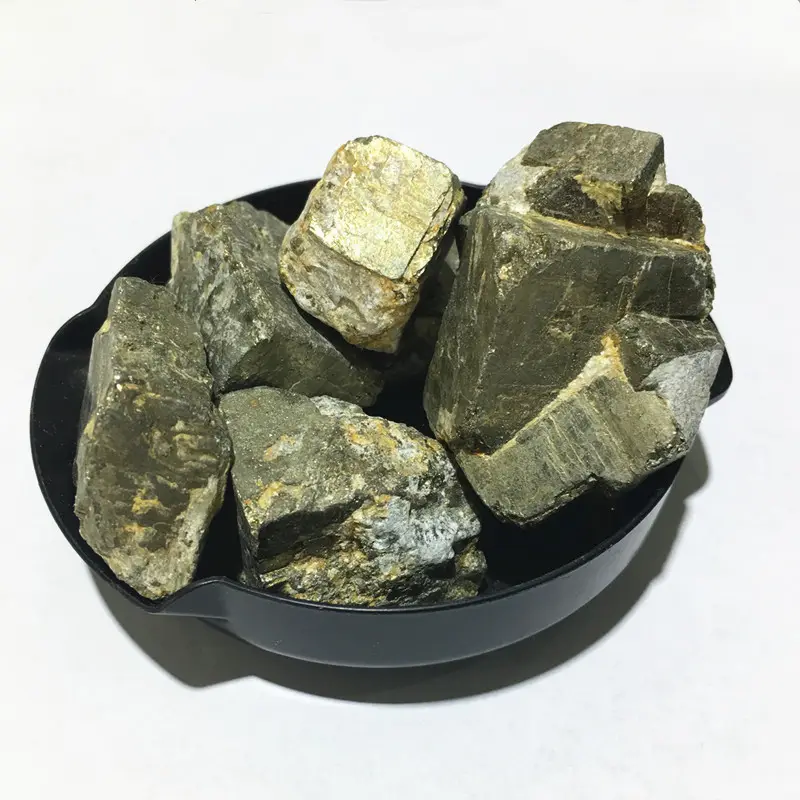 High quality natural stone high quality 20mm~35mm pyrite rough stone gravel for wholesale