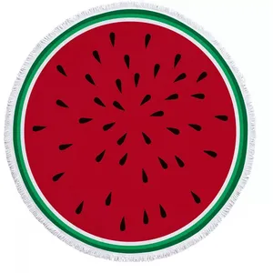 Hot Sell Quick-Dry Microfiber Watermelon Shaped Beach Towels
