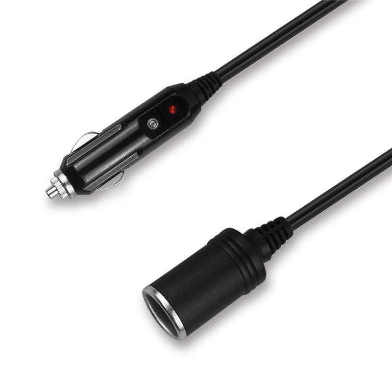 Allume-cigare Câble Alimentation Rallonge étanche DC Adaptateur Chargeur De Voiture 12V-24V Avec