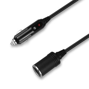 Удлинительный кабель постоянного тока с переходником 18AWG, 12 В, разъем для автомобильного прикуривателя, 12 В - Product Image 5