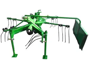 New style rotary hay raker hay tedder tractor rake and tedder