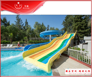 Good Quality Large Outdoor Fiberglass &amp; Metal Aqua Park Project Amenities <strong>Playground</strong> <strong>Slide</strong> Water Park Games <strong>Curve</strong> Water <strong>Slide</strong> - Product Image 2