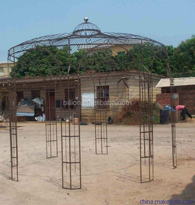 <span class=keywords><strong>Pergola</strong></span> en <span class=keywords><strong>fer</strong></span> <span class=keywords><strong>forgé</strong></span> galvanisé pour l'extérieur - Product Image 3