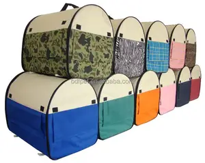 Wholesale Foldable Pet Travel Carrier bag/ Pet Dog Cat portable Bag / Pet Soft Crate